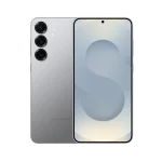 Samsung Galaxy S25 Plus front and back side in titanium grey color