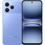 Tecno Spark 40 smartphone backside and frontside color blue