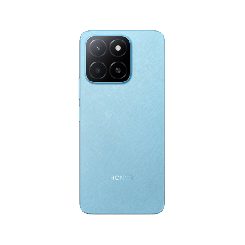 HONOR X5b Plus Ocean Blue - Buy Smartphones & Accessories | Ropem Phones Kenya Honor X5b Plus smartphone in Ocean Blue color showing dual rear cameras.