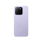 Honor X5b smartphone in Starry Purple color showing dual rear cameras.