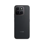 Honor X6c smartphone in Midnight Black color showing rear cameras.