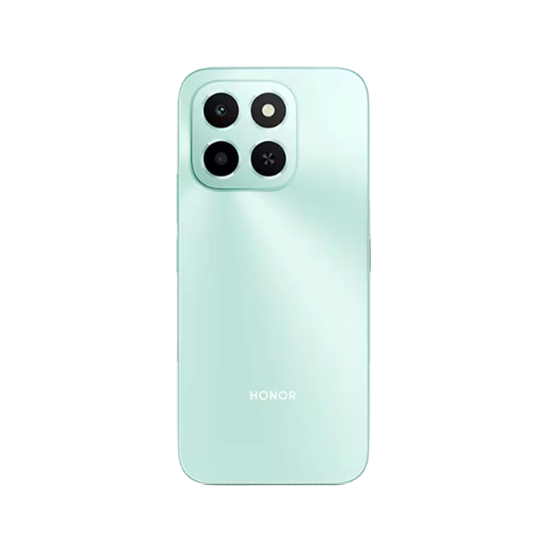 HONOR X6c Ocean Cyan - Buy Smartphones & Accessories | Ropem Phones Kenya Honor X6c smartphone in Ocean Cyan color showing rear cameras.
