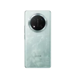 Honor X9c 5G smartphone in Jade Cyan color showing rear cameras.