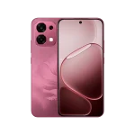 OPPO A6 Pro 5G smartphone in Rosewood Red showing front display and rear dual camera design.