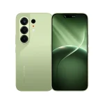 Tecno Camon 50 smartphone showing both front and back, with triple rear cameras and a full-screen display