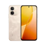 Vivo Y31d smartphone in Feather Gold showing rear cameras and front display